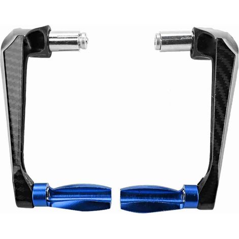 Protector de manillar y palanca de freno de aleación de aluminio de alta calidad para motocicletas, coches eléctricos y quads, color azul. (1/5)