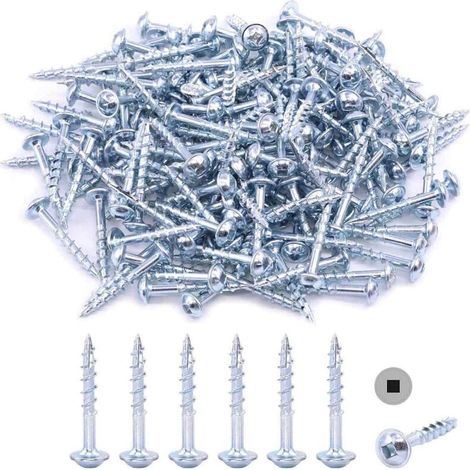 100 vis autotaraudeuses haute résistance pour gabarit de perçage de poches, travail du bois ST4-30 (1/5)