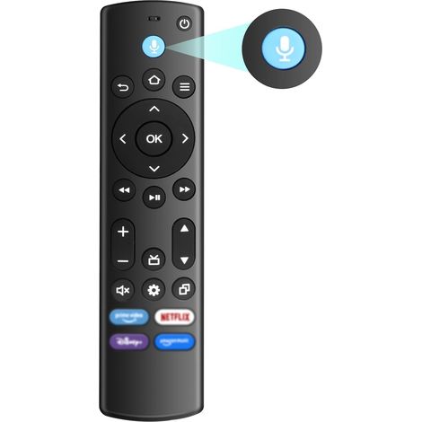 Ersatz für die smarte Sprachfernbedienung (Modell B, 4. Generation), smarte Sprachsteuerung, vielseitige Kompatibilität, geeignet für die meisten Smart-TVs. (1/5)