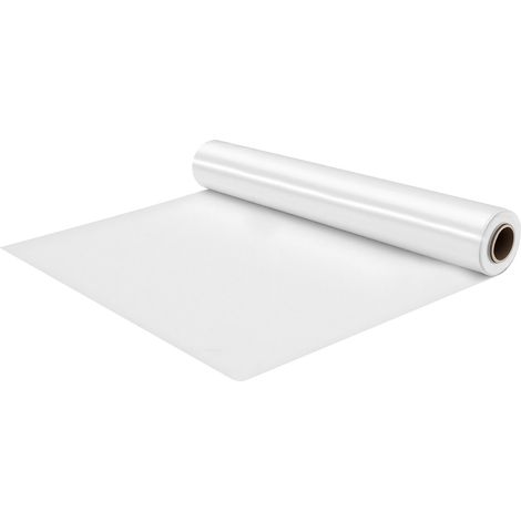 Mophorn Bâche Serre Polyéthylène 1,8x30,5 m Film en Plastique Transparent pour Jardins, Fermes, Plantes d'Extérieur, 0,152 mm, Protection Contre l'Eau, le Soleil, le Gel, le Vent et la Poussière (1/5)