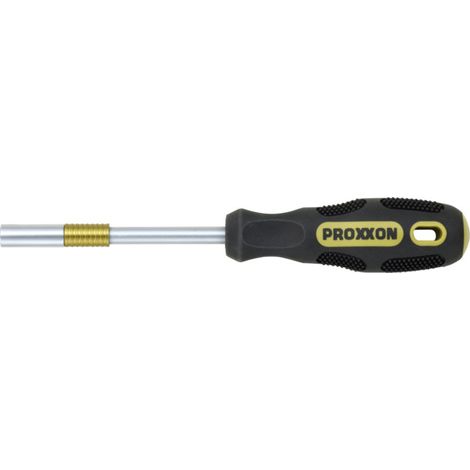 Proxxon Tournevis avec prise 1/4" pour embouts avec douille à ressort