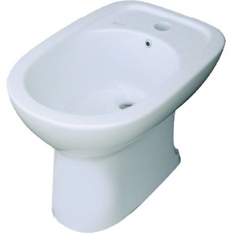 Bidet a Terra Installazione Tradizionale DIANA Monoforo In Ceramica - Design Classico