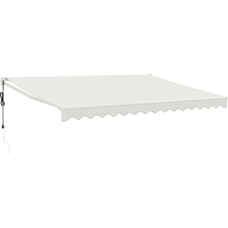 Maison Exclusive - Tenda Sole Automatica Retrattile Crema 4,5x3 m