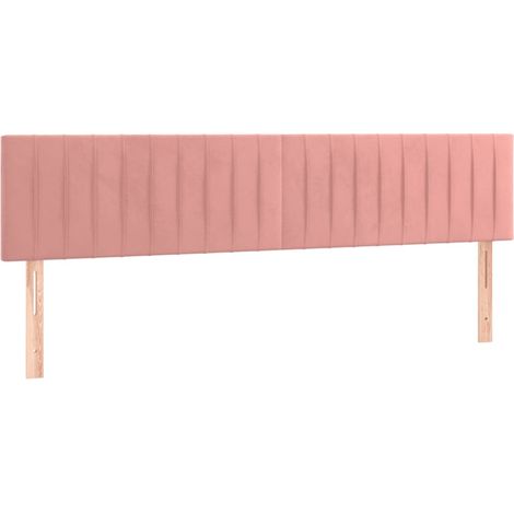 Têtes de lit Rose 160x5x78/88 cm Velours (1/5)