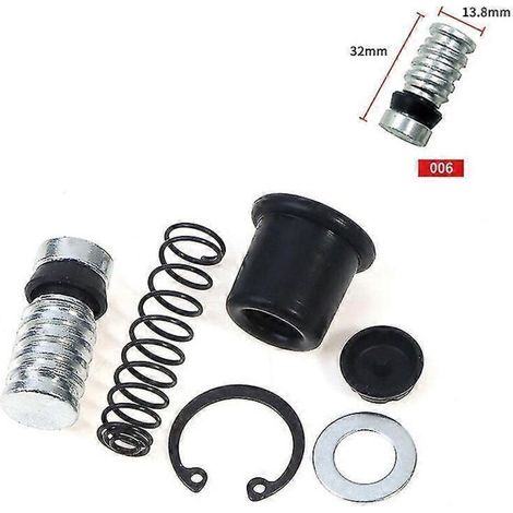 kit de réparation de piston de maître-cylindre/frein/embrayage de moto (11 mm, 12,7 mm, 14 mm, 16 mm) - N6