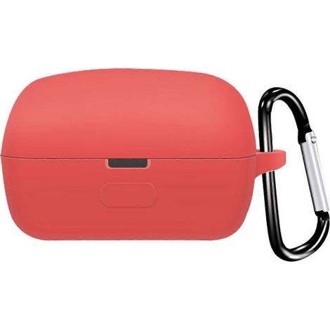 Strapazierfähige Silikon-Schutzhülle mit Karabinerhaken für Sony WF-L900 Kopfhörer (1/4)