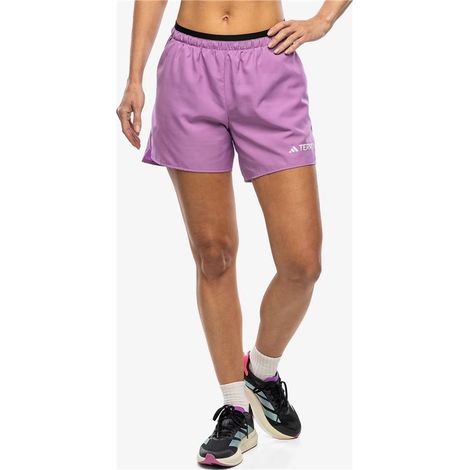 Pantalón corto adidas TERREX Multi Light - Morado de segunda mano Talla: S (1/4)