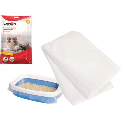 SACCHETTI CAMON IGIENICI P/GATTI XL 10PZ