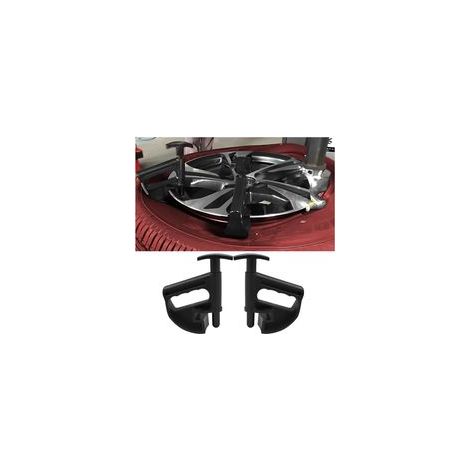 2 Pièces Pince De Jante Universelle, Pince De Perle Pneu Automatique Voiture, Outils Automobiles Pneu Changeurs Roue, Outil pour Pneu à Centre Chute, Pneus Voiture Outil Suppression Moyeu Roue (1/5)