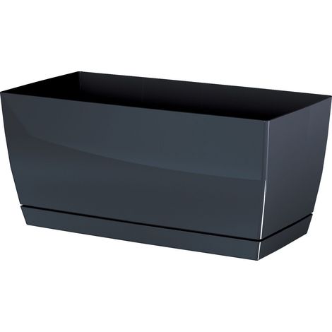 COUBI DUPP240 Blumentopf mit Untersetzer  Graphit