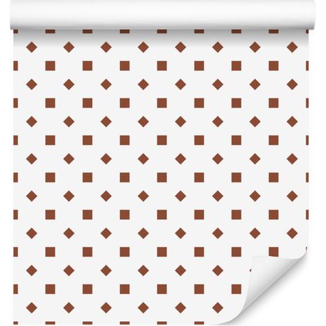 Papier peint à pois blancs et crème, ton clair pour salon et chambre 50x1000 cm (1/5)