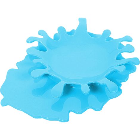 1 x Repose-cuillère en silicone, anti-éclaboussures, pour ketchup et ustensiles, support créatif pour cuillères et gobelets (1/5)