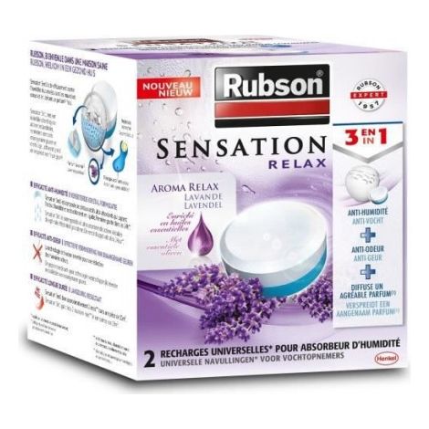 RUBSON Sensation 2 power tabs 3en1 lavande