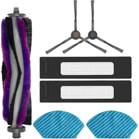 Convient aux accessoires pour robot aspirateur M7 PRO/MAX : brosse latérale, chiffon, filtre et rouleau. (1/5)