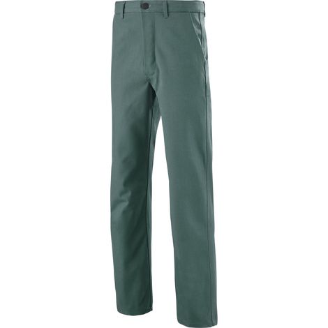 PANTALONES ESENCIALES ALGODÓN VERDE US L - FR(48)