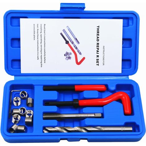 kit de réparation de Filetage de Type Helicoil 15 pièces M10x1.25MM (1/5)