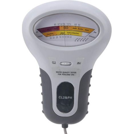 Ej.Life – Digitaler Chlor- und pH-Tester CL2 – Präzise Messung mit Sonde – Für Schwimmbäder und Whirlpools – Multifunktions-LCD-Display (1/5)