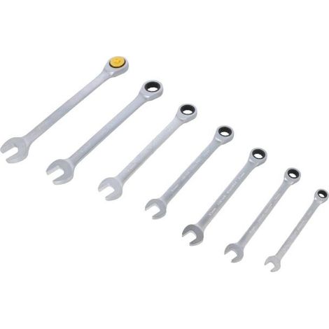 CK - Jeu de 7cles plate mixte a cliquet non reversibles
