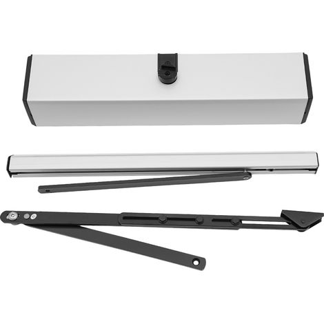 Ouverture automatique de porte basculante, Kit d'opérateur de porte électrique pour personnes handicapées, Ouverture max 110°, Télécommande (1/5)