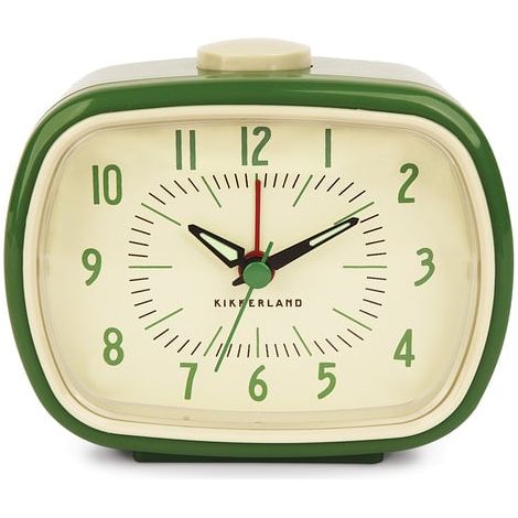 Retro Alarm Clock + Green