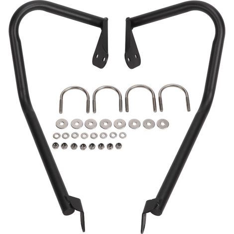 protections moteur noires en fer pour moto CRF250L CRF250 (1/5)