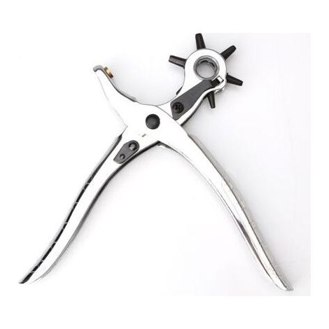 Perforatrice multifonctionnelle, perforatrice ronde pour trous de différentes tailles, perforatrice universelle pour cuir, ceintures, papier et tissu