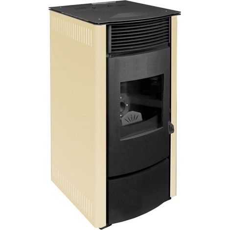 Poêle à granulés - PUNTO FUOCO Sara 12.5 kW Ivoire (1/2)