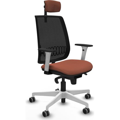 Silla de oficina piqueras y crespo Alares negro respaldo fijo reposacabezas (1/2)