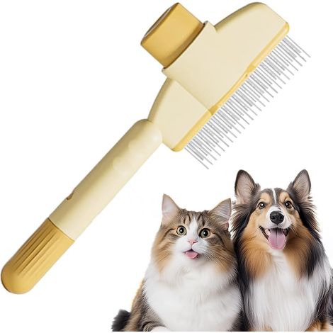 Dampfbürste, Selbstreinigungstaste, Edelstahl, ABS, Für Hunde und Katzen (1/5)