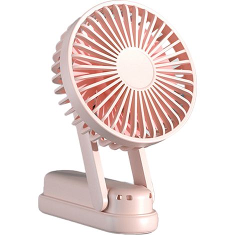 1 Mini ventilateur, pliable, 3 vitesses, silencieux, USB, bureau, voyage (1/5)