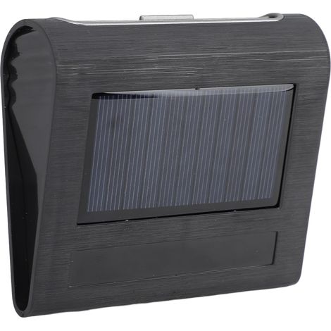 Purificateur d'air voiture solaire sans fil automatique portable ozoneur désodorisant pour bureau voyage gris (1/5)