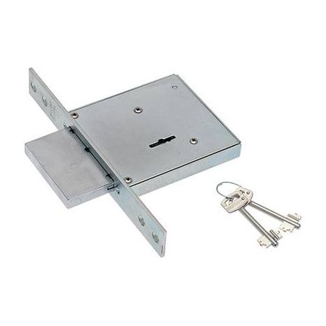 Serratura metallo infilare 450/r sab b.q zinc f.mm 25 dm m4 h.cm 90 e.mm 70 Sab serrature