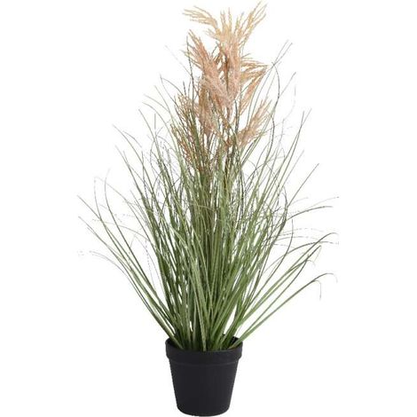 Piantina artificiale Frumento in vaso