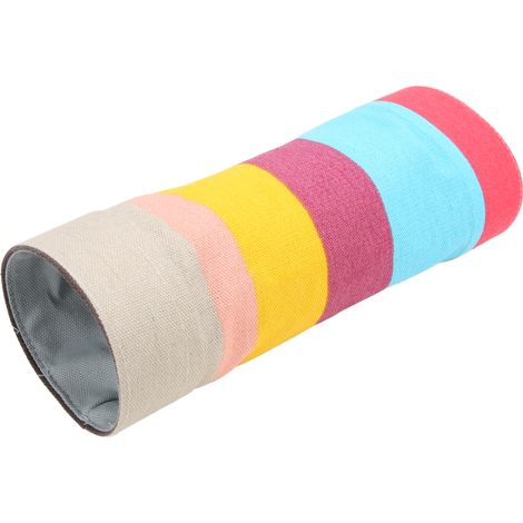 Tunnel pour hamster, cachette en tissu coloré pour cochon d'Inde, tunnels et tubes pour petits animaux (longs, à double sens) (1/5)