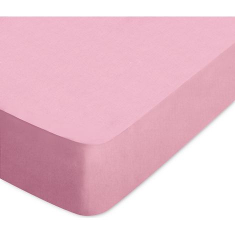 Drap housse uni coton ALTO Bonnet de 30 cm 180x210 cm (1/5)