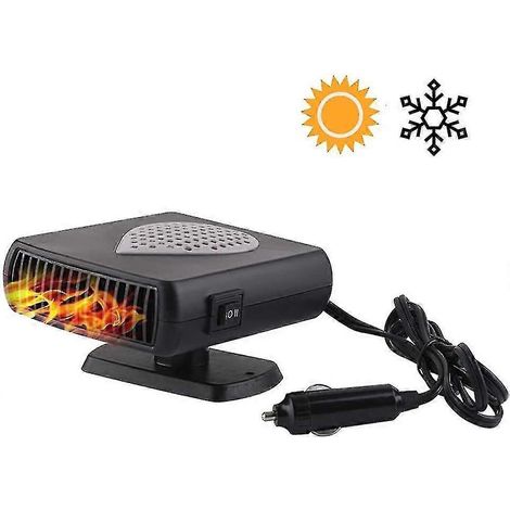 Chauffage de voiture portable 2 en 1 Piao, dégivreur de voiture à chauffage rapide, ventilateur de refroidissement chaud/froid pour voiture avec allume-cigare 12 V (1/5)