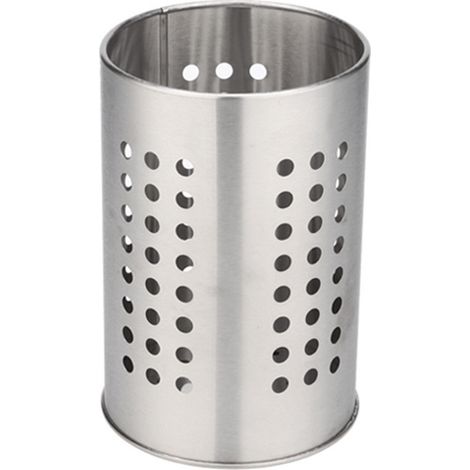 Soporte Para Utensilios De Acero Inoxidable, Escurridor Multifuncional Para Cubiertos De Cocina, Práctico Almacenamiento Para Cucharas Y Tenedores, 12 X 15 Cm