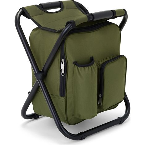 Grüner isolierter rucksackstuhl 15l 150kg - Livoo - SEP140 (1/5)