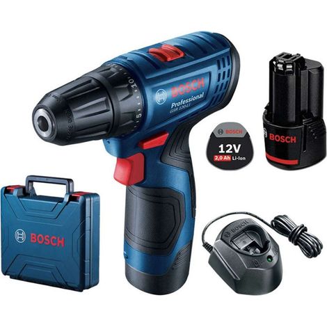 Bosch - Avvitatore a batteria 12V, 2x batterie da 2,0 Ah, caricabatterie 06019G8000 (1/10)
