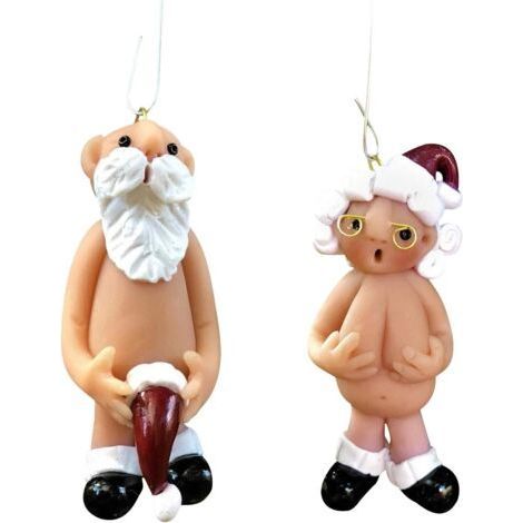 Naughty Santa Christmas Ornaments Christmas Hats Santa Claus Ornaments Christmas Decoration Ornaments Party Decoration Gifts (1/5)
