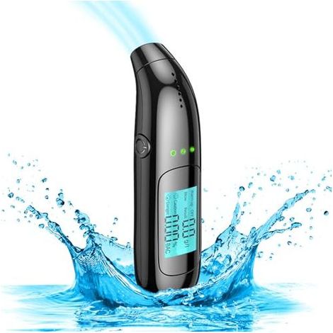 Ethylotest Electronique, Alcotest Ethylotest Homologué USB Certifié Professionnel, Rechargeable, Écran LCD Capteur Semi conducteur (1/5)