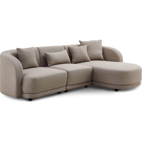 Divano Angolare JONAH Beige - 260x165x72