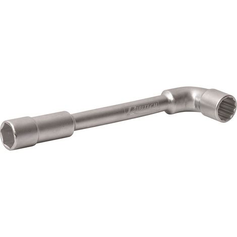 Ribimex – Clé à pipe débouchée 6mm 6 pans – Acier forgé chromé vanadium – Finition satinée pour solidité et force de serrage