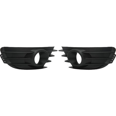 1 Paire de Couvercles de Calandre Antibrouillard, Calandre de Pare-chocs Avant Antibrouillard Noir pour Citroen C4 2004‑2008 (1/5)