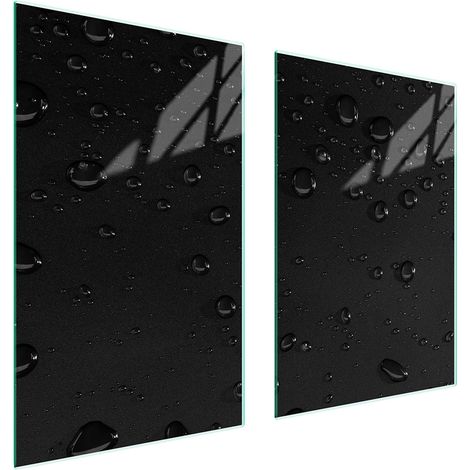 GLASSCHUTZPLATTE FÜR KÜCHE 65x52 DROPS (1/5)