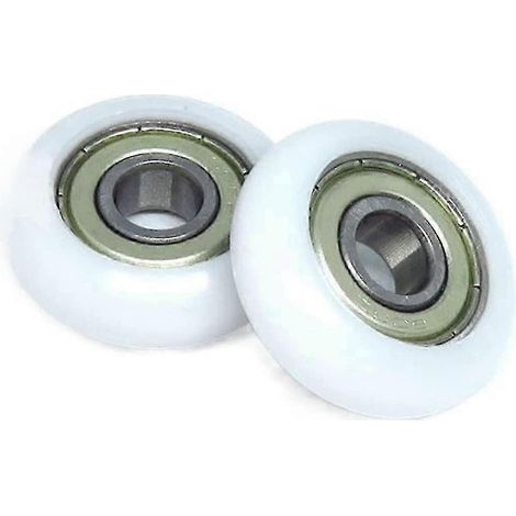 Ruote in plastica per Aleko, 4 rulli da 30 mm, 8x30x10 mm, BSR60830-10 (1/4)