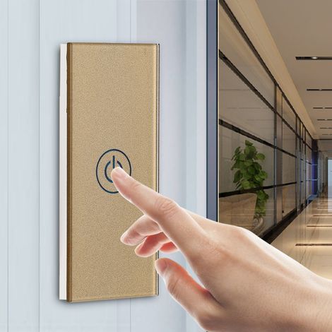Bouton tactile LED 12V pour contrôle d'accès de porte, sortie d'urgence (1/5)