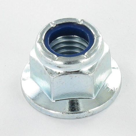 Ecrou frein Embase lisse M12 Acier zingué