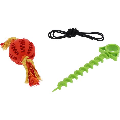 Zahnreinigungsspielzeug für Hunde aus Gummi, Zahnreinigungswerkzeug für Haustiere, Spielzeug für Hunde, Reinigungszubehör, Rot (1/5)