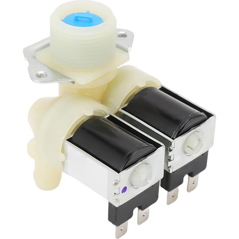 Elettrovalvola bifacciale, facile da installare, 220 V, FPS180A Elettrovalvola di ingresso acqua bifacciale normalmente chiusa 220-240 V, adatta per lavatrici.
